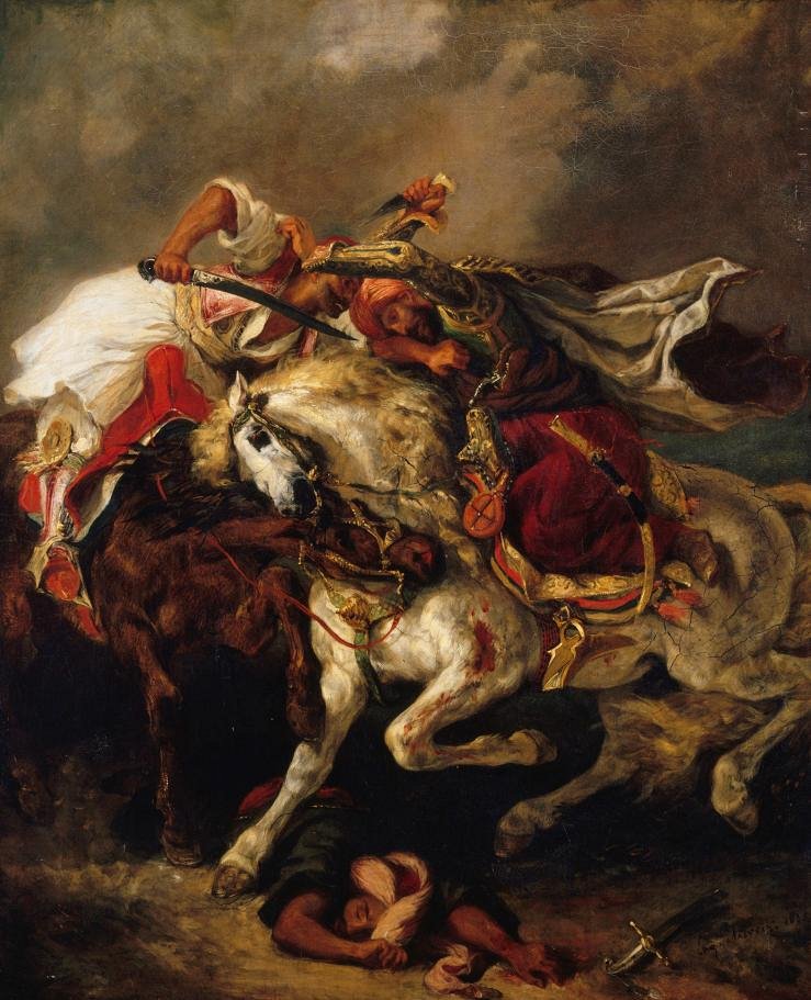 A romantic duel: Delacroix's infatuation with Jaur, Lord Byron's character