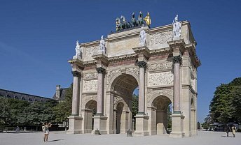 Travaux de préservation et de restauration de l'Arc de Triomphe du Carrousel