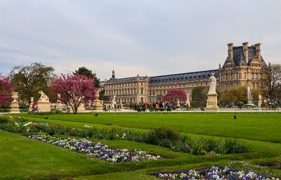 paris-france-april-marvelous-spring-tuileries-garden-view-louvre-palace