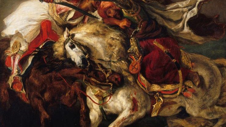 A romantic duel: Delacroix's infatuation with Jaur, Lord Byron's character